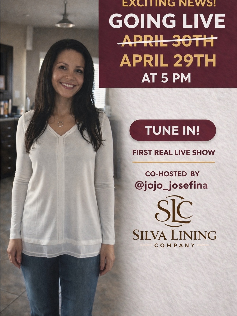 Live Show Flyer April 29Th at 5PM MST